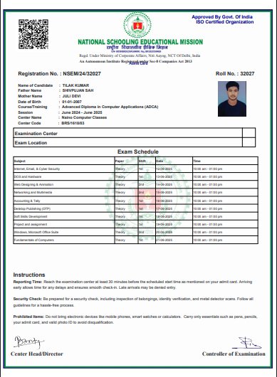 NSEM Photo NSEM Image NSME Logo